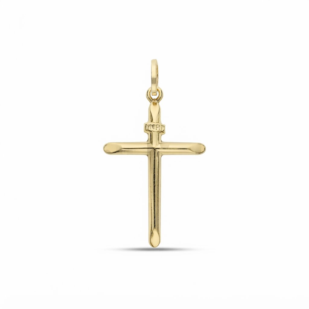 Collana con croce 18k 45cm 2,7
