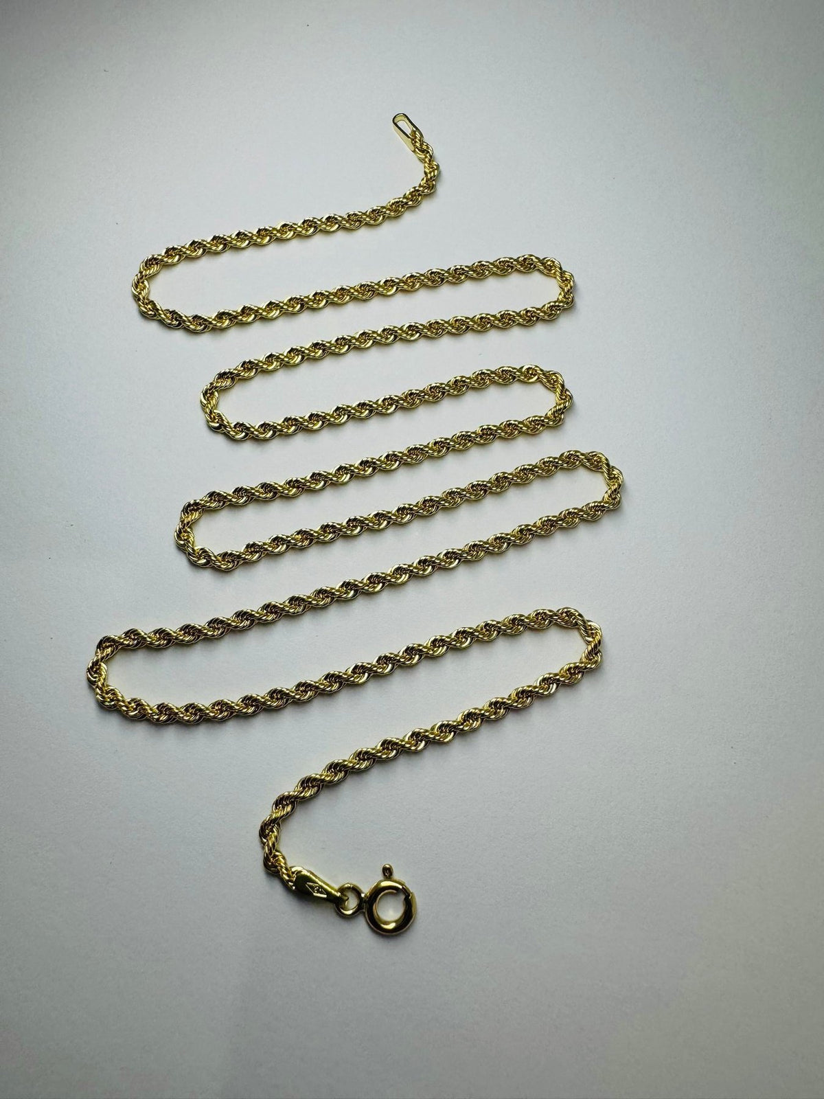 Collana Fune Laser 50cm 18k