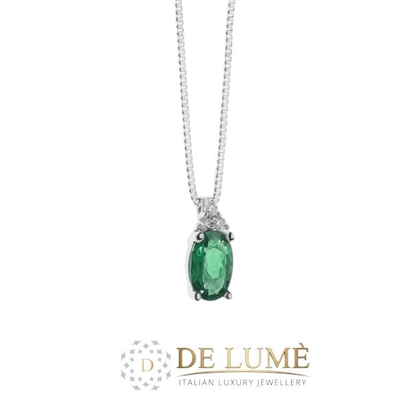 Collana in oro e smeraldo GLB1223