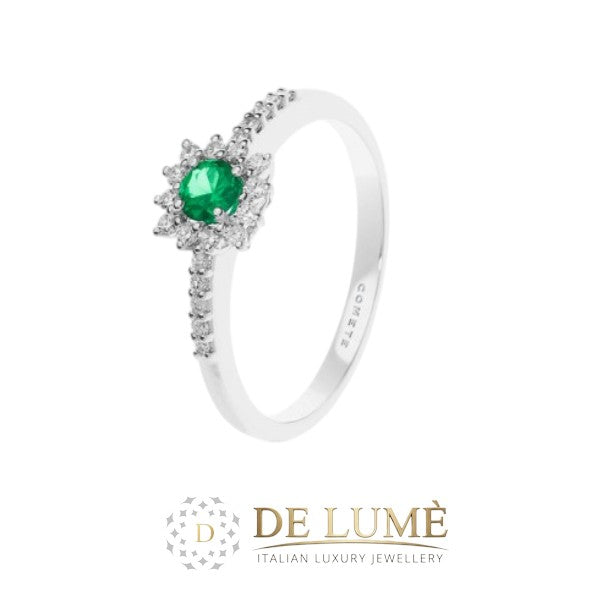 Anello comete con smeraldo ANB2539