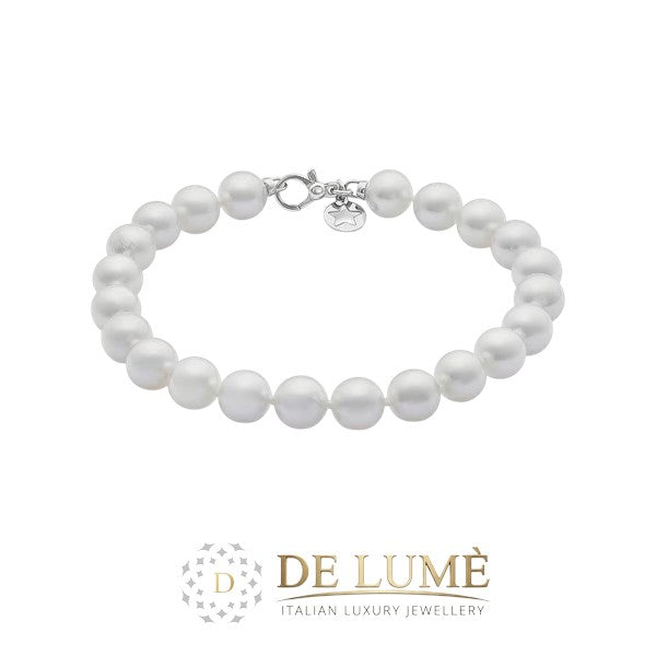 Bracciale donna gioielli Comete Fili Perle Akoya BSM 121 D
