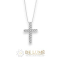 Girocollo croce in Oro e Diamanti GLB1201