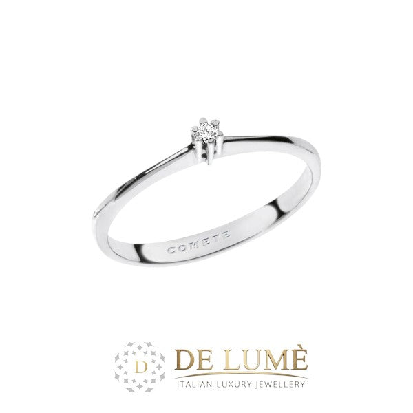 Anello donna gioielli Comete Solitario ANB 1670