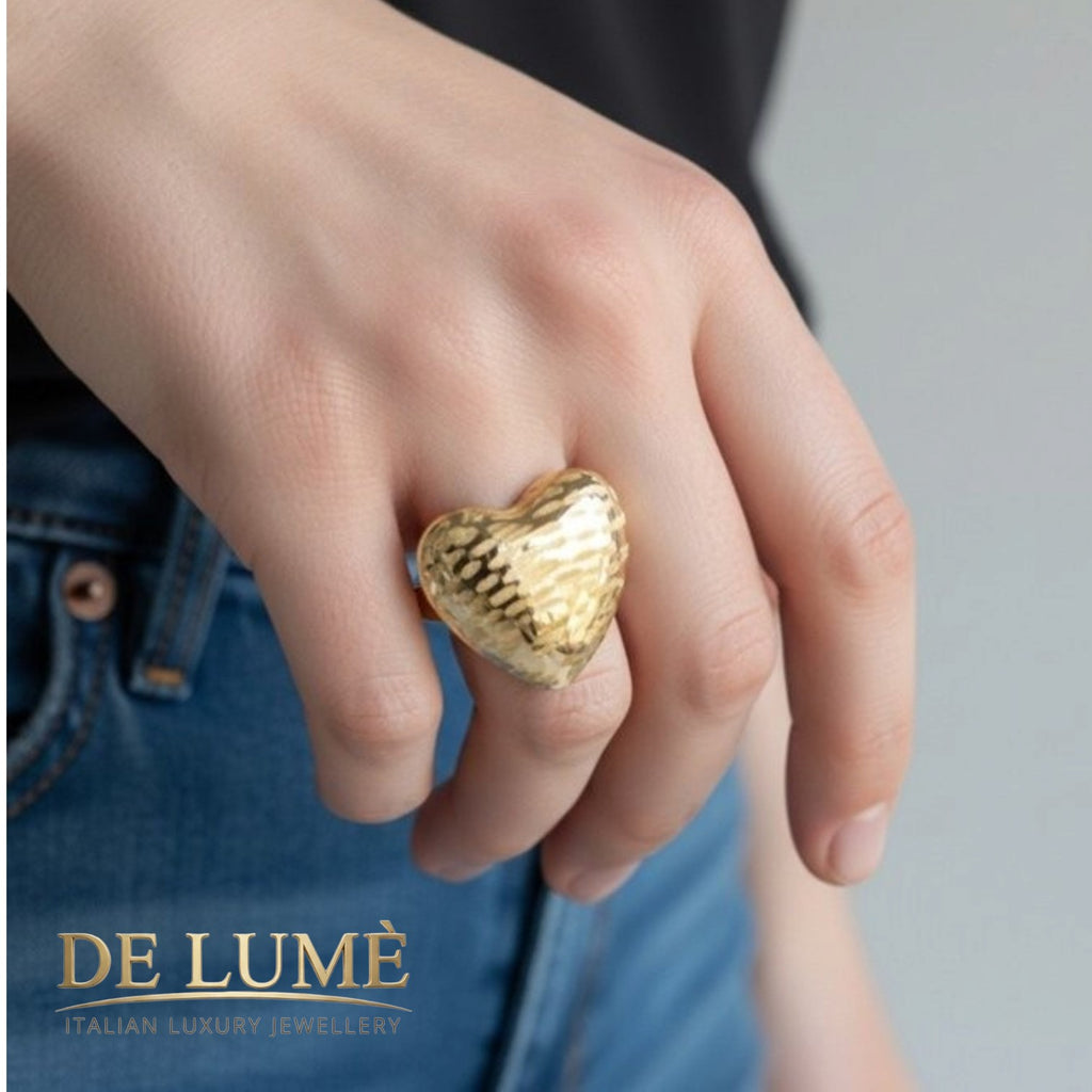 Anello Cuore 6,2g 18k