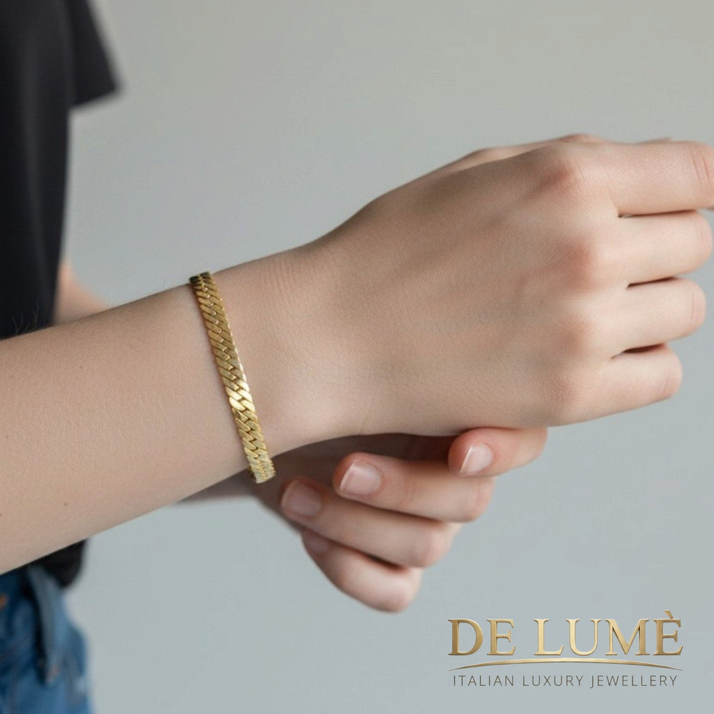 Bracciale Schiena D'asino da Donna in Oro 18 Carati 3,4g GDM001DA00OG19SAZOC