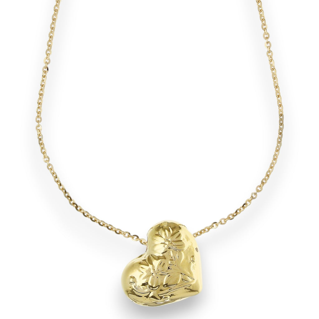 Collana con cuore 18k