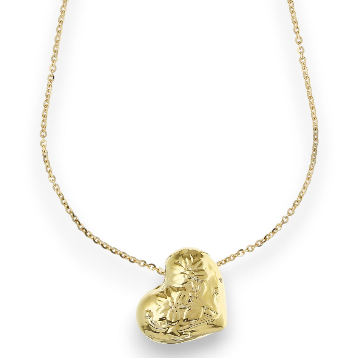 Collana con cuore 18k