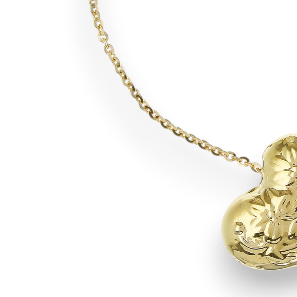 Collana con cuore 18k