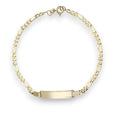 Bracciale con targhetta