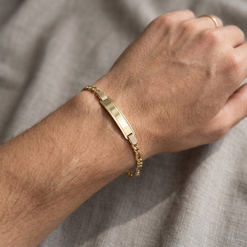 Bracciale con targhetta