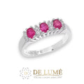 Anello in Oro Diamanti e Rubini ANB2560