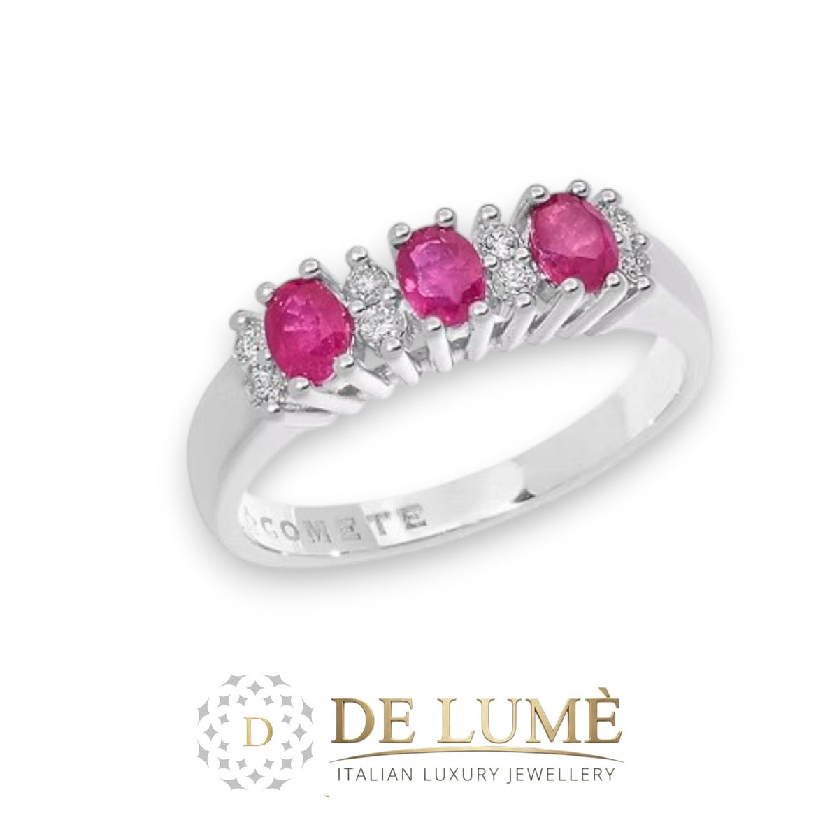 Anello in Oro Diamanti e Rubini ANB2560